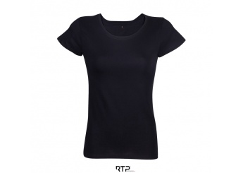 T-SHIRT CORTADA E COSIDA DE MANGAS CURTAS PARA SENHORA TEMPO WOMAN Cores