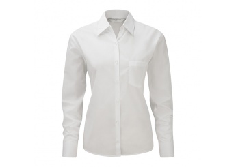 Camisa Clssica em Popeline com manga comprida Women