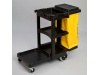 Carro Limpeza com Saco 116,8x55,2x97,5cm Preto