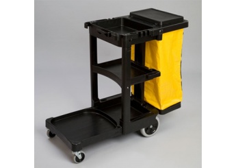 Carro Limpeza com Saco 116,8x55,2x97,5cm Preto