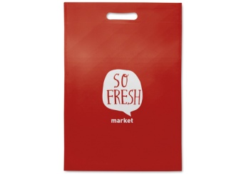 Saco de compras vertical plana (selo trmico)