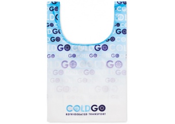 Saco de compras com colete dobrvel e bolso interno
