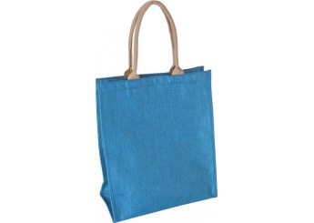 Bolsa em jute com alas curtas