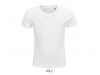 T-SHIRT JERSEY COM PESCOO REDONDO PARA CRIANAS CRUSADER KIDS Branco
