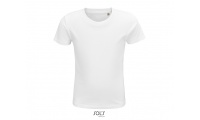 T-SHIRT JERSEY COM PESCOO REDONDO PARA CRIANAS CRUSADER KIDS Branco
