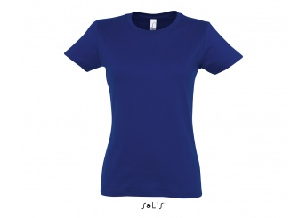 T-SHIRT DE GOLA REDONDA CORES PARA SENHORA IMPERIAL 3XL
