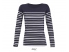 T-SHIRT DE MANGA COMPRIDA S RISCAS PARA SENHORA MATELOT LSL WOMEN
