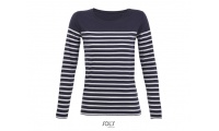 T-SHIRT DE MANGA COMPRIDA S RISCAS PARA SENHORA MATELOT LSL WOMEN