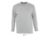 T-SHIRT DE GOLA REDONDA E MANGA COMPRIDA PARA HOMEM CORES MONARCH 3XL 4XL 5XL