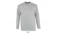 T-SHIRT DE GOLA REDONDA E MANGA COMPRIDA PARA HOMEM CORES MONARCH 3XL 4XL 5XL