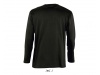 T-SHIRT DE GOLA REDONDA E MANGA COMPRIDA PARA HOMEM CORES MONARCH 3XL 4XL 5XL