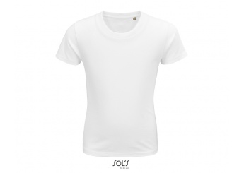 T-SHIRT JERSEY COM PESCOO REDONDO PARA CRIANAS PIONNER KIDS Branco