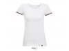 T-SHIRT DE MANGA CURTA PARA SENHORA Branca RAINBOW WOMEN