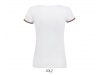 T-SHIRT DE MANGA CURTA PARA SENHORA Branca RAINBOW WOMEN