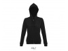 SWEATSHIRT COM CAPUZ E FECHO PARA SENHORA SPIKE WOMEN Cores