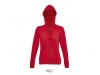 SWEATSHIRT COM CAPUZ E FECHO PARA SENHORA SPIKE WOMEN Cores