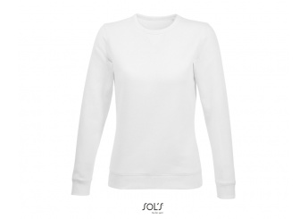 SWEATSHIRT PARA SENHORA COM GOLA REDONDA SULLY WOMEN Branco