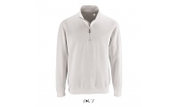 Sweatshirt com gola estilo camionista STAN Branca
