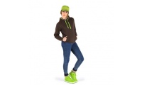 Sweat com capuz 280gr/m2 Senhora URBAN