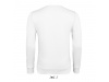 SWEATSHIRT UNISSEXO COM GOLA REDONDA Branca SULLY