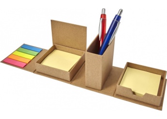 Organizador de mesa em cubo de papelo