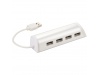 Hub de 4 portas USB e suporte para telefone