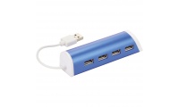 Hub de 4 portas USB e suporte para telefone