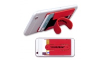 Bolso para telefone de silicone com suporte de encaixe