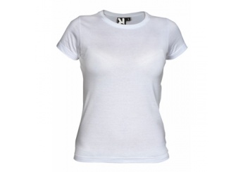 T-shirt Senhora cintada branca JAMAICA