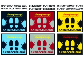 Tapete em PVC Antibacteriano 60x50cm