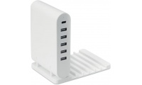 Base de carga dobrvel com 5 entradas USB e 1 sada para Type C TORRE 