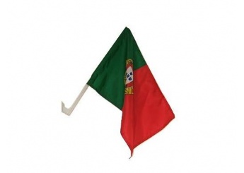 Bandeira Nacional 30x45cm com suporte para automvel