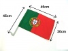 Bandeira Nacional 30x45cm com suporte para automvel