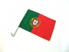 Bandeira Nacional 30x45cm com suporte para automvel
