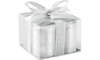 Set de 4 velas prateadas INTUITION  