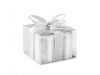 Set de 4 velas prateadas INTUITION  