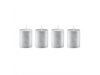 Set de 4 velas prateadas INTUITION  