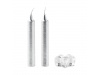 Set de 2 velas com suporte de vidro ANTIQUE
