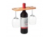Suporte para 2 taas para garrafa de vinho PORTEUR  