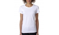 T-Shirt Senhora de Manga Curta 150-155gr/m2 Branca
