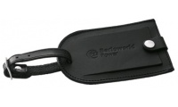 Porta-etiquetas em pele