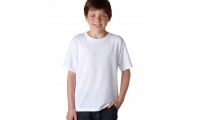T-shirt de Criana Manga Curta Gola Redonda 150-155gr/m2 Branca