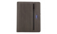 Agenda com Zipper financeira A5 + Bateria Powerbank 5.000mAh Pierre Delone