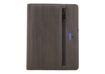 Agenda com Zipper financeira A5 + Bateria Powerbank 5.000mAh Pierre Delone