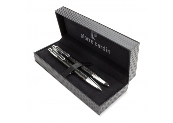 SET Caneta e lapiseira TOUCH CARBON FIBER PIERRE CARDIN