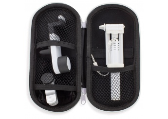 Set: Suporte auto + Monopod + jogo de lentes para camera Smartphone